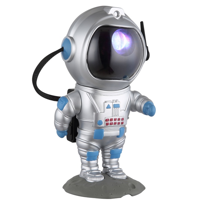 Sconto Stolní lampa COSMO 2 stříbrná/vícebarevná