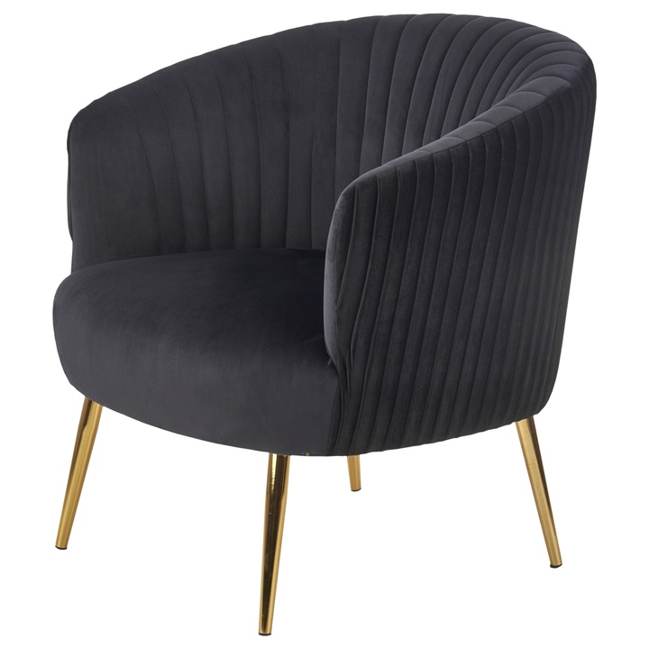 Sconto Křeslo CRUWN černá