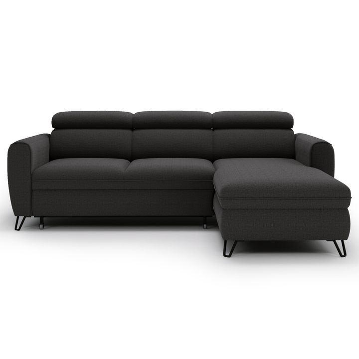 Sconto Sedací souprava CRYSTAL pravá, grafitová