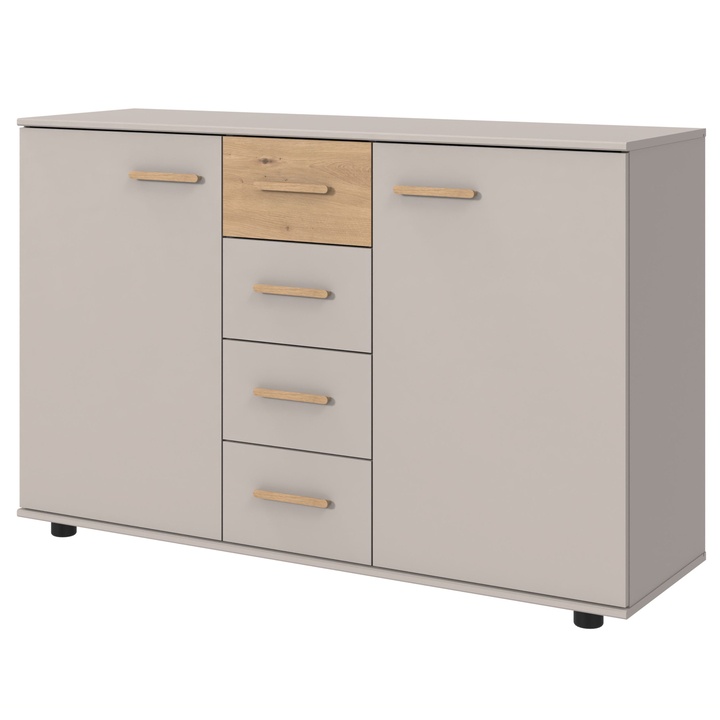 Sconto Komoda DAGAT 704 kašmírová/dub artisan