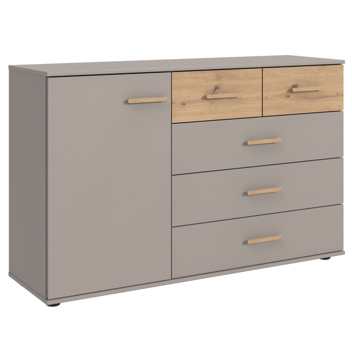 Sconto Komoda DAGAT 706 šedá/dub artisan