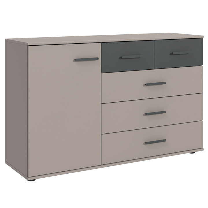 Sconto Komoda DAGAT 706 šedá/grafitová