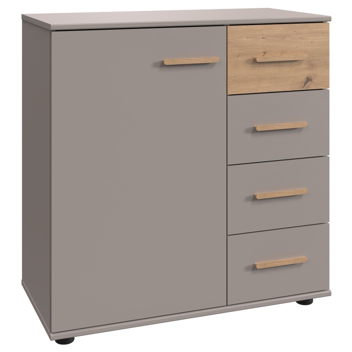 Sconto Komoda DAGAT 710 šedá/dub artisan