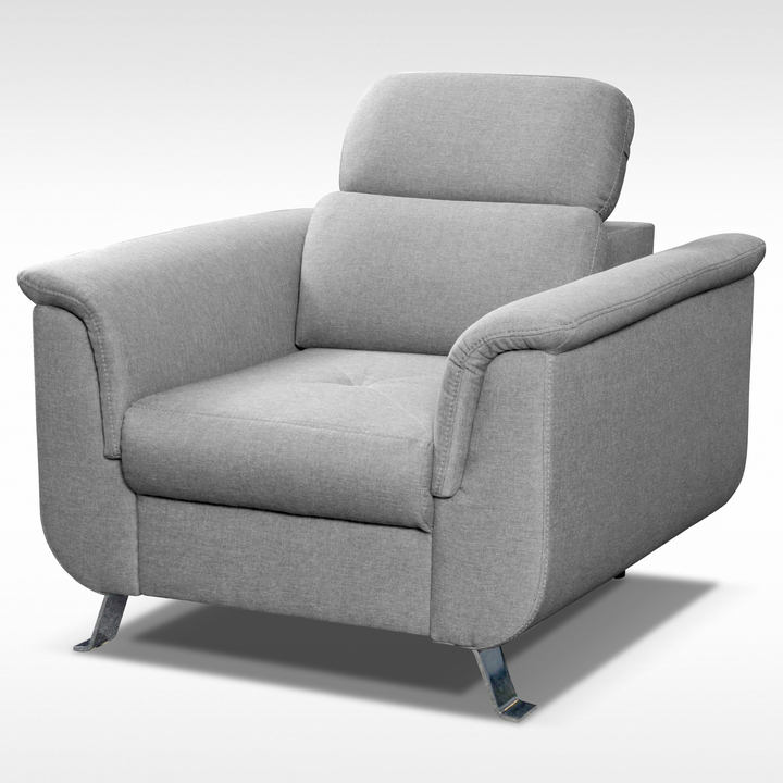 Sconto Křeslo DANTE šedá