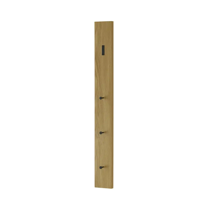 Nástěnný věšák DAONE V dub/černá 1