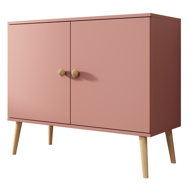 Komoda DERIA růžová 1