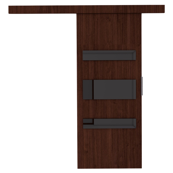 Posuvné dveře DESIO 96 wenge/černá, 96x205 cm 1