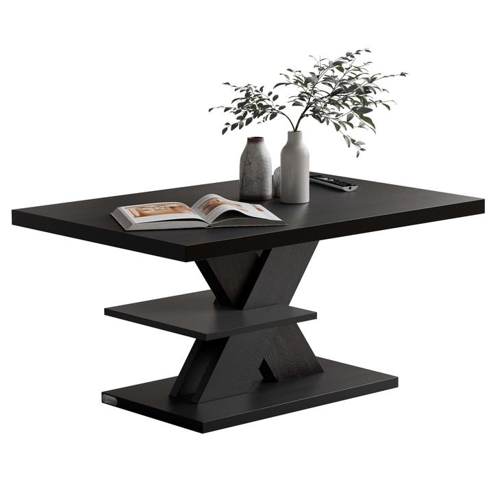 Konferenční stolek DETROIT černá 1