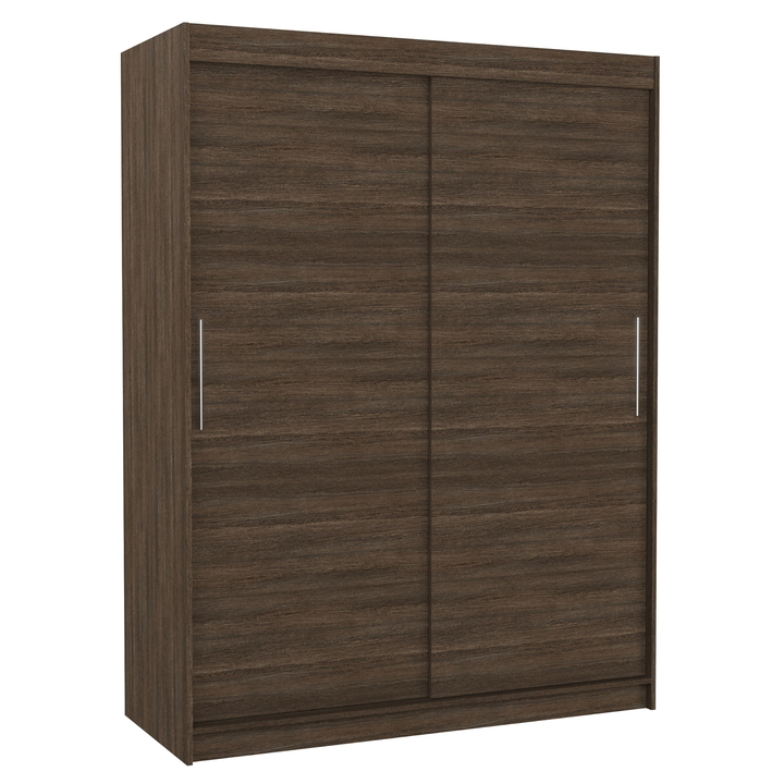 Sconto Šatní skříň DEVI čokoládově hnědá