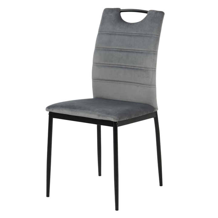 Sconto Jídelní židle DIA šedá/černá