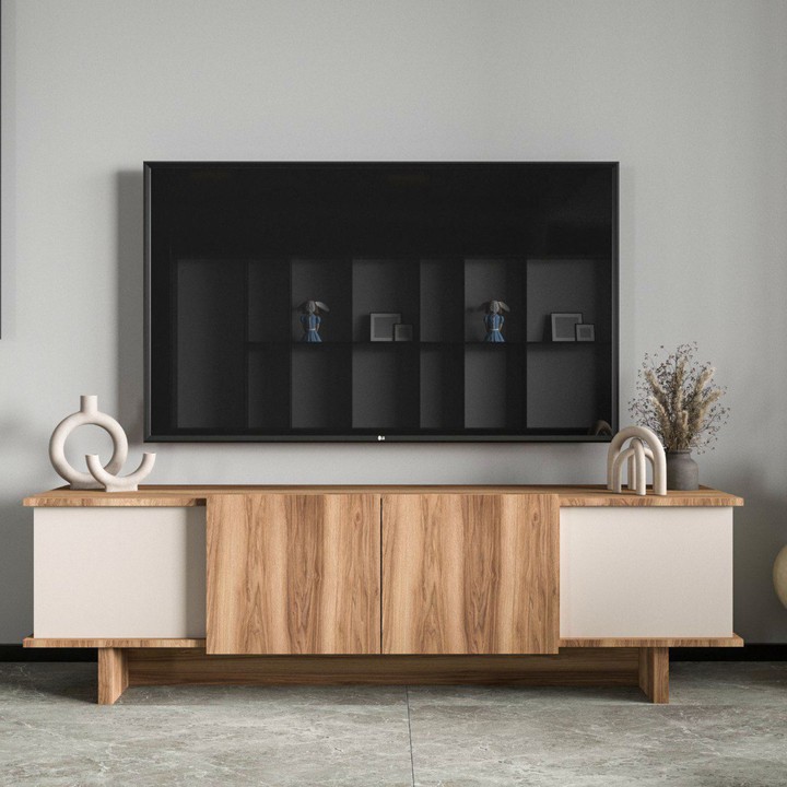 TV stolek DIANA 1 krémová/ořech 1