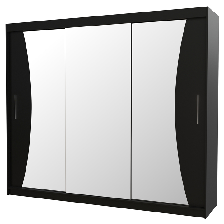 Šatní skříň DIEM černá 1