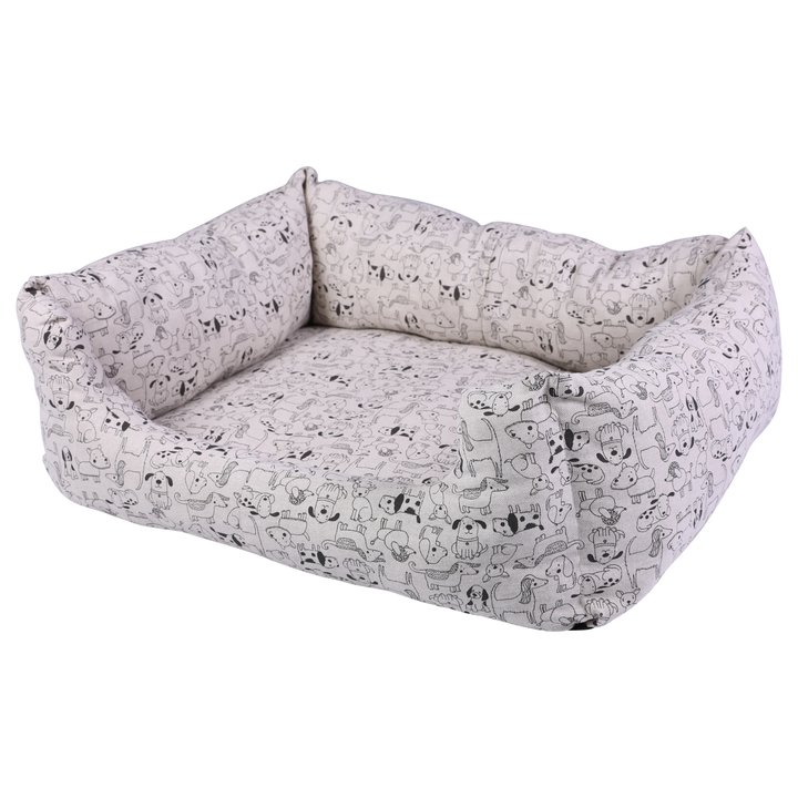 Sconto Pelech pro domácí zvířata DOG bílá/černá