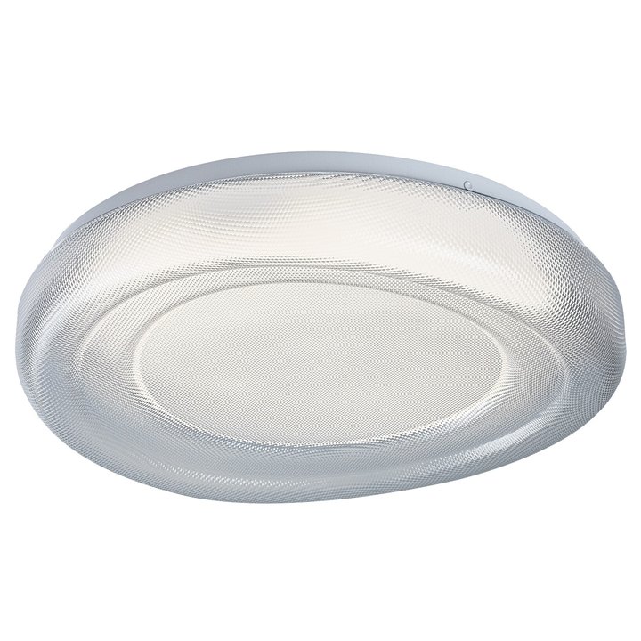 Stropní svítidlo DOLCINO bílá/průhledná, průměr 38 cm 1