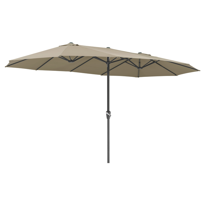 Slunečník DOUBLE taupe 1