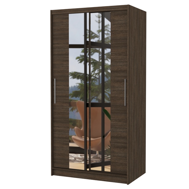 Sconto Šatní skříň DRAGOS čokoládová