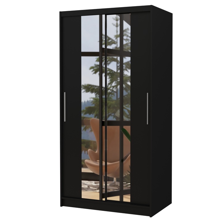 Sconto Šatní skříň DRAGOS černá