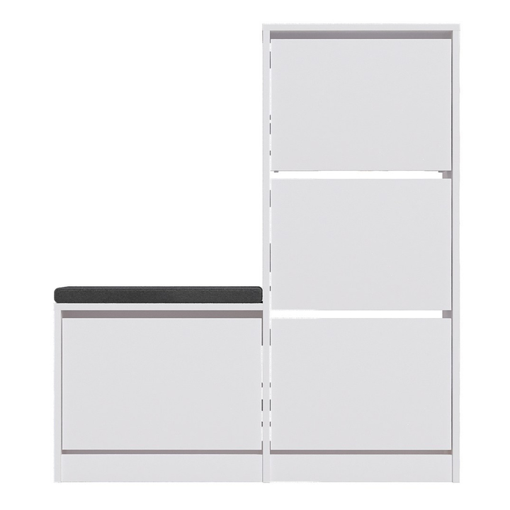 Sconto Botník DUDE bílá