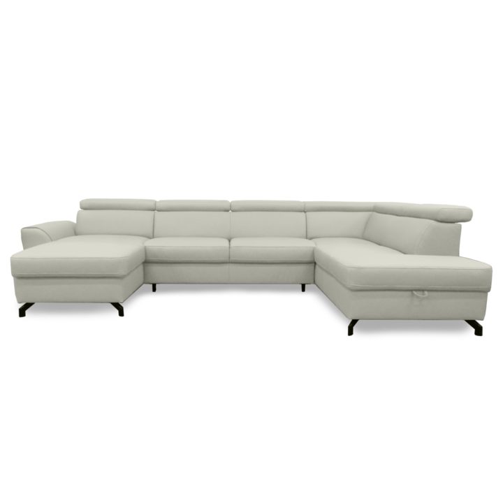 Sedací souprava DUE I pravá, bílá 1