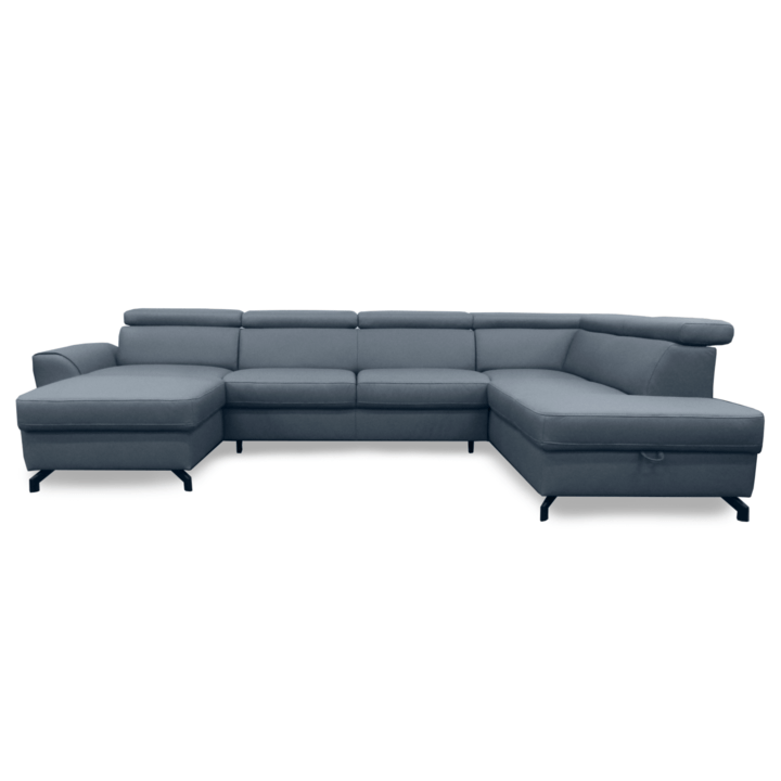 Sedací souprava DUE I pravá, modrá 1