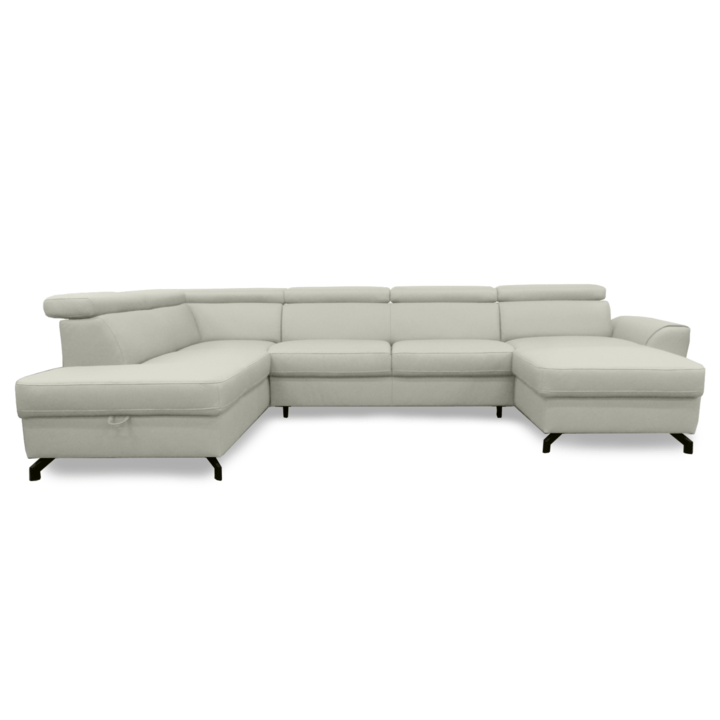 Sedací souprava DUE I levá, bílá 1