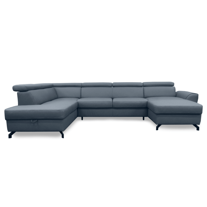 Sedací souprava DUE I levá, modrá 1