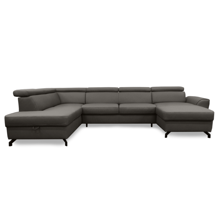 Sedací souprava DUE I levá, tmavě šedá 1