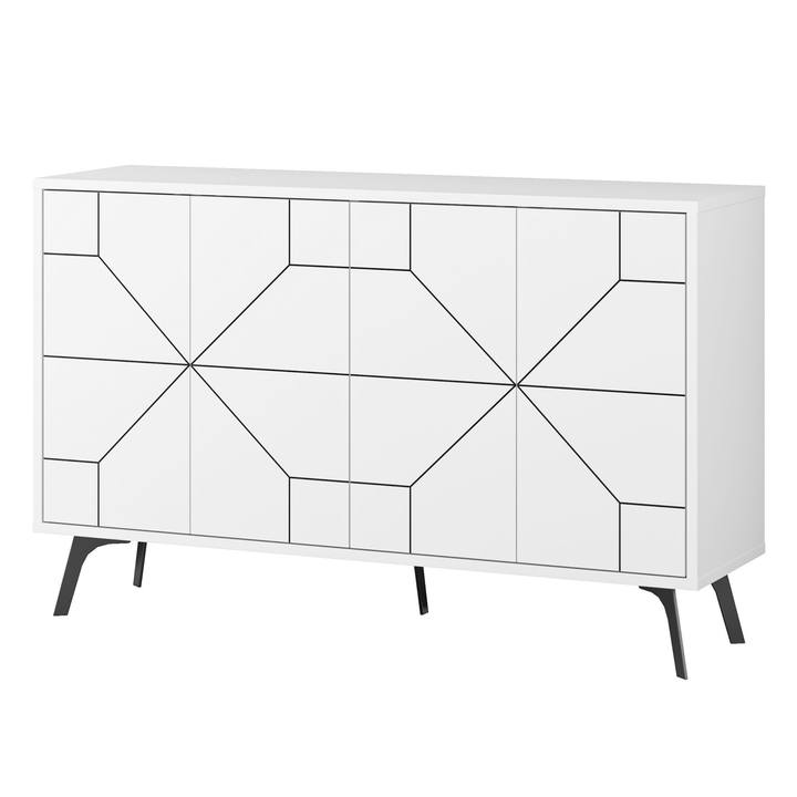 Sconto Komoda DUNE I bílá