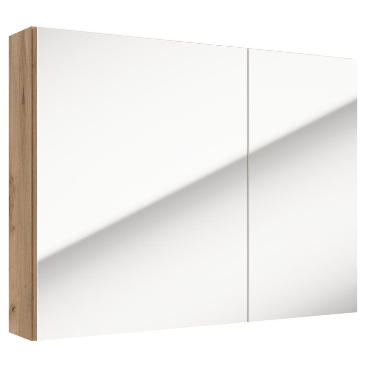 Sconto Zrcadlová skříňka EDIA II dub zlatý