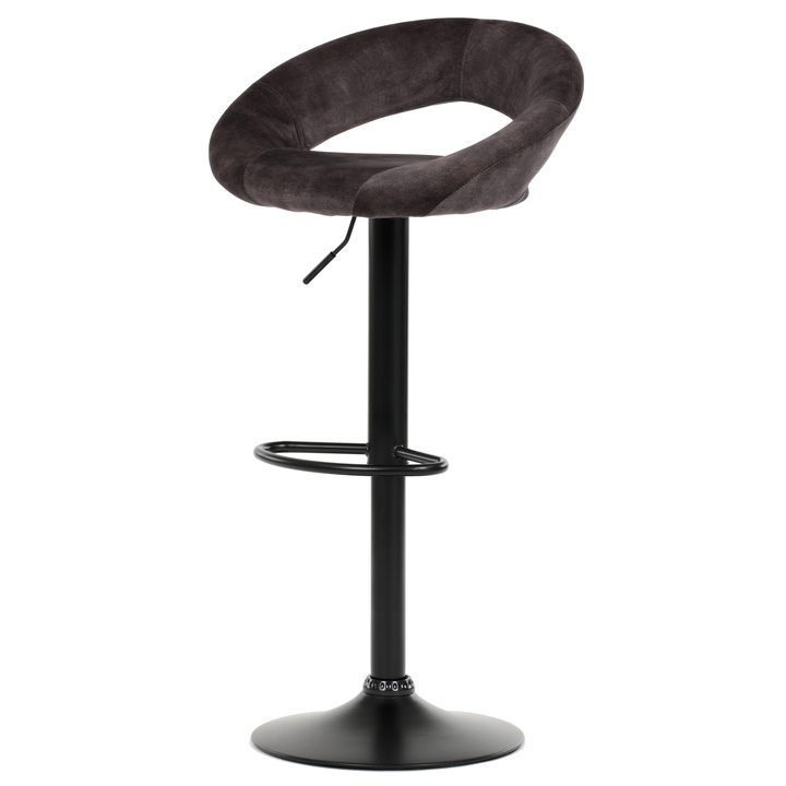 Barová židle EDITA hnědá/černá 1