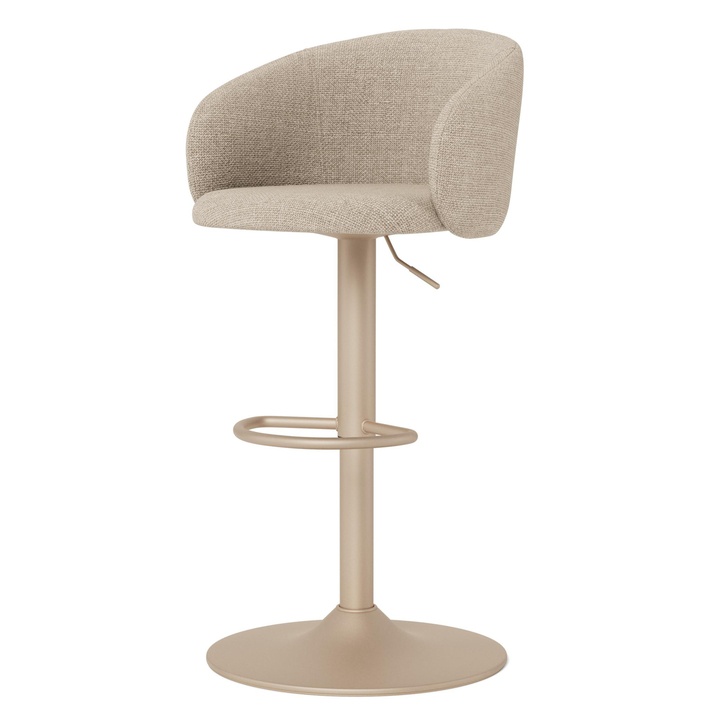 Sconto Barová židle ELEANOR béžová/šedá