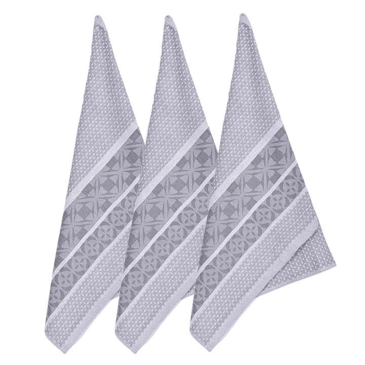 Kuchyňské utěrky ELEGANT GREY 50x70 cm, 3 ks 1