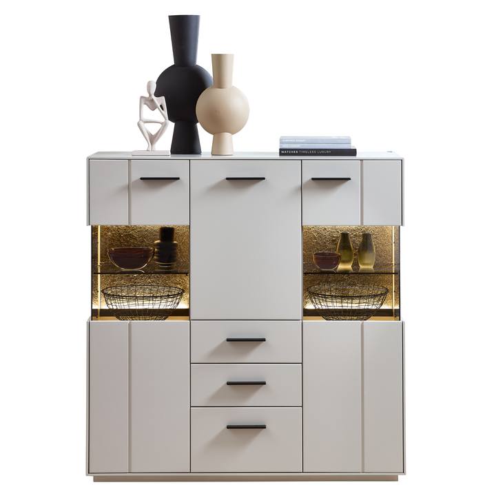 Sconto Skříňka ELIGIA sahara krémová/granit