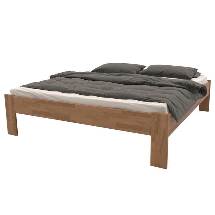 Postel ELODIE II dub olej světlý ořech, 180x200 cm 1