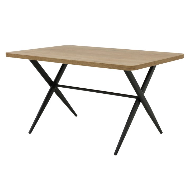 Sconto Jídelní stůl ELORCA dub artisan/černá