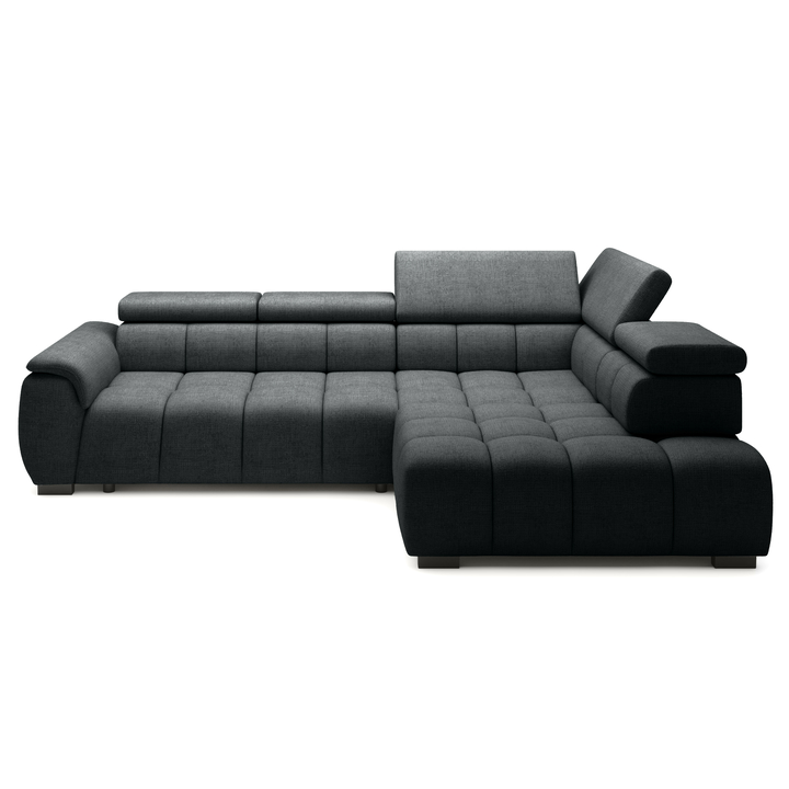 Sconto Sedací souprava  ELVAN L pravá, antracitová