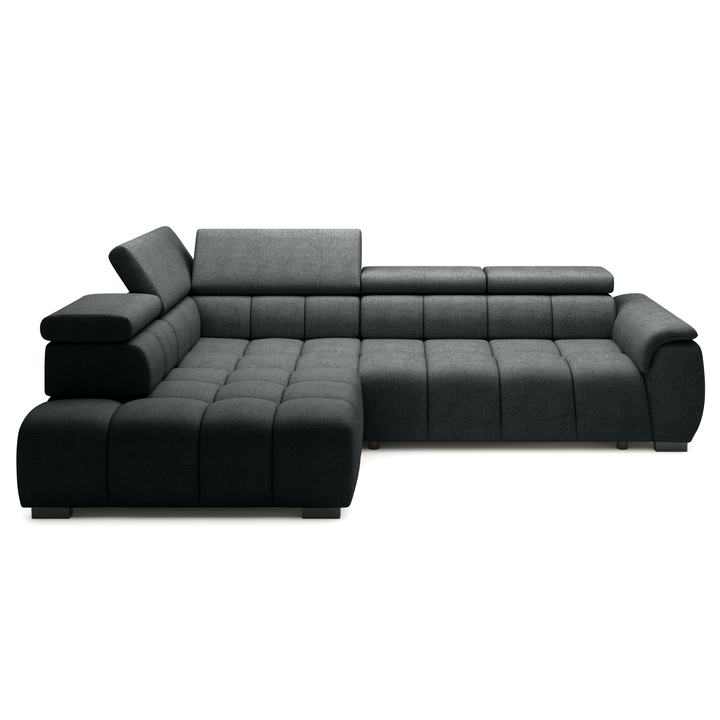 Sconto Sedací souprava  ELVAN L levá, antracitová