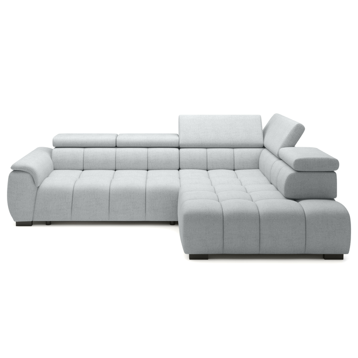 Sconto Sedací souprava  ELVAN L pravá, šedá