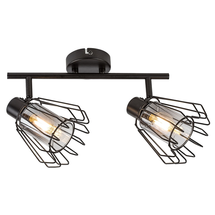 Sconto Bodové svítidlo EMERENCIA 4 černá