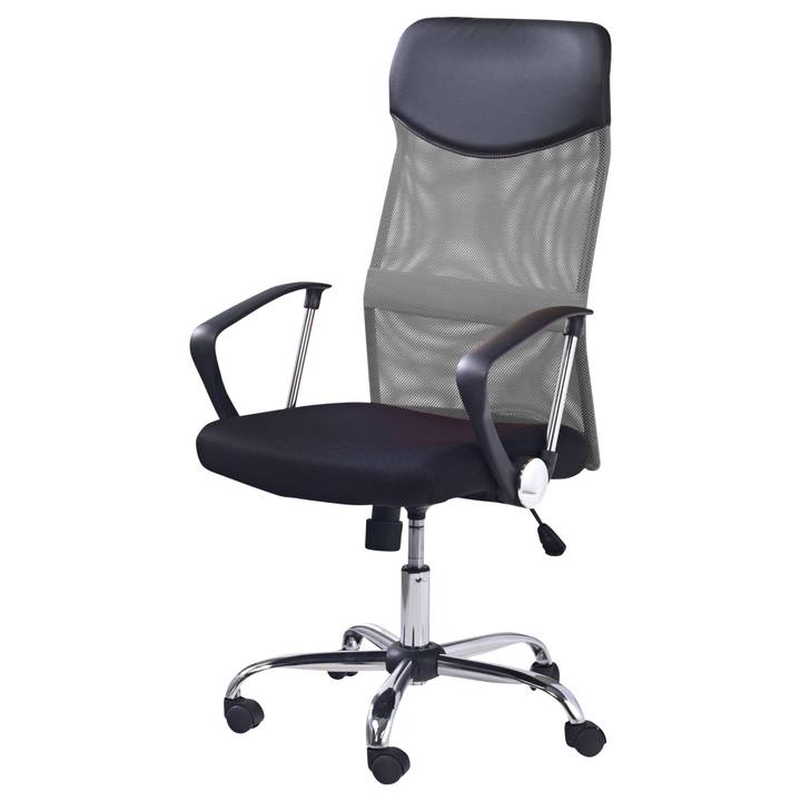 Sconto Kancelářská židle EMILIA šedá