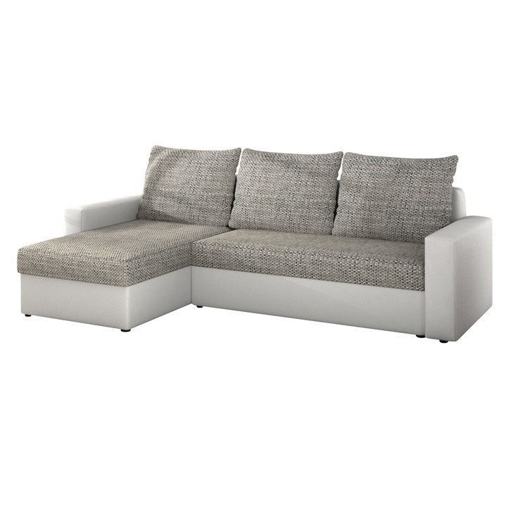 Sconto Sedací souprava EMMA šedo-bílá