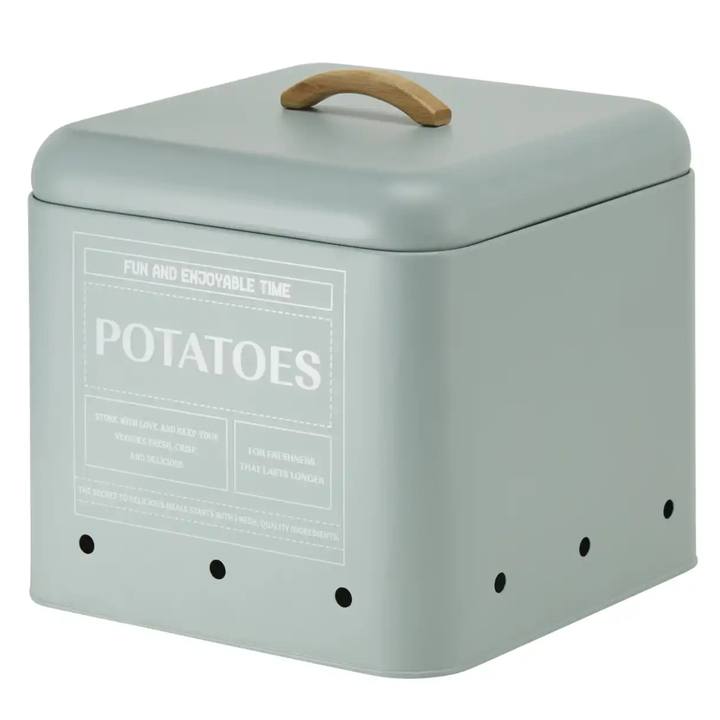 Sconto Dóza na brambory ENJOY šedozelená