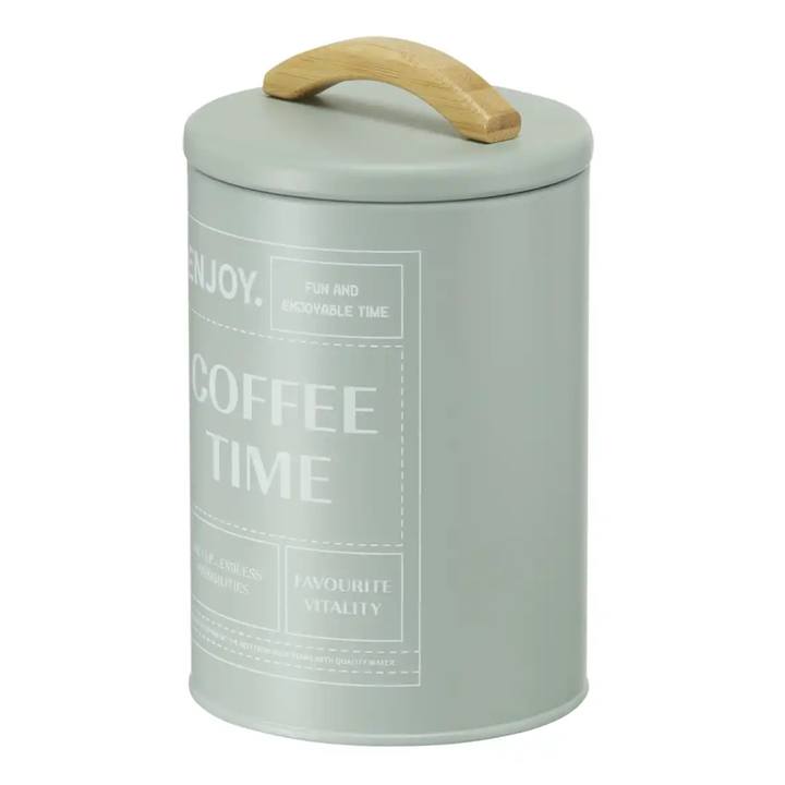 Sconto Dóza na kávu ENJOY šedozelená