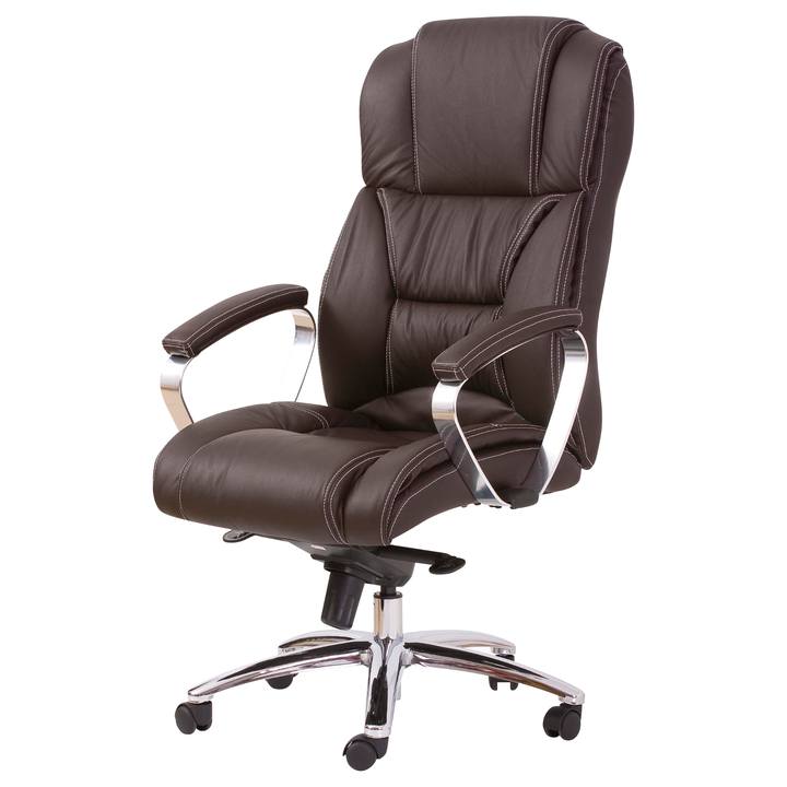 Sconto Kancelářské křeslo ERNESTO tmavě hnědá
