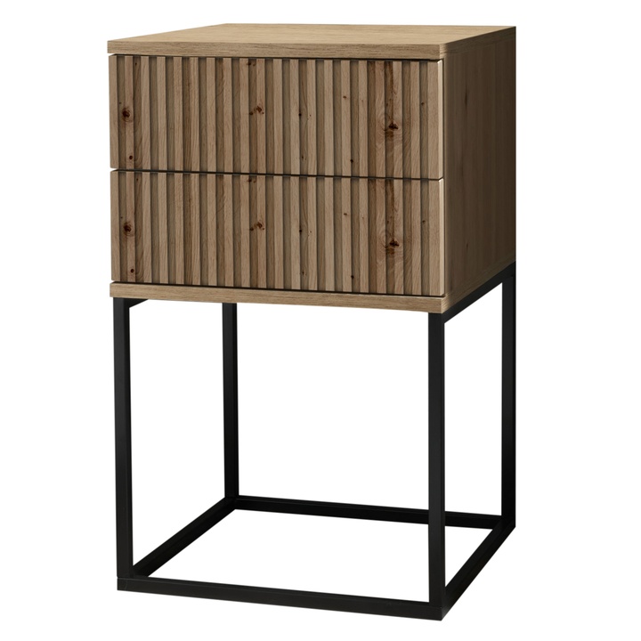 Sconto Noční stolek ERYNO 2 dub artisan