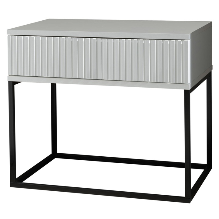 Sconto Noční stolek ERYNO 3 bílá