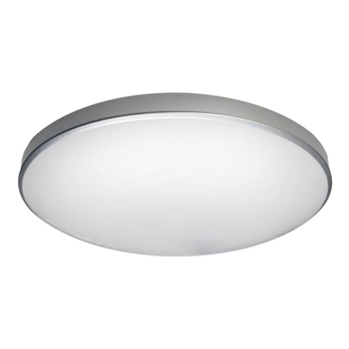 Sconto Stropní svítidlo ESLA bílá/stříbrná, průměr 37 cm