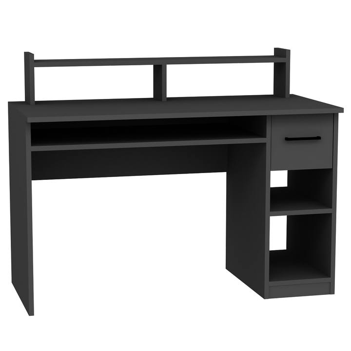 Sconto Psací stůl ESLEM antracitová