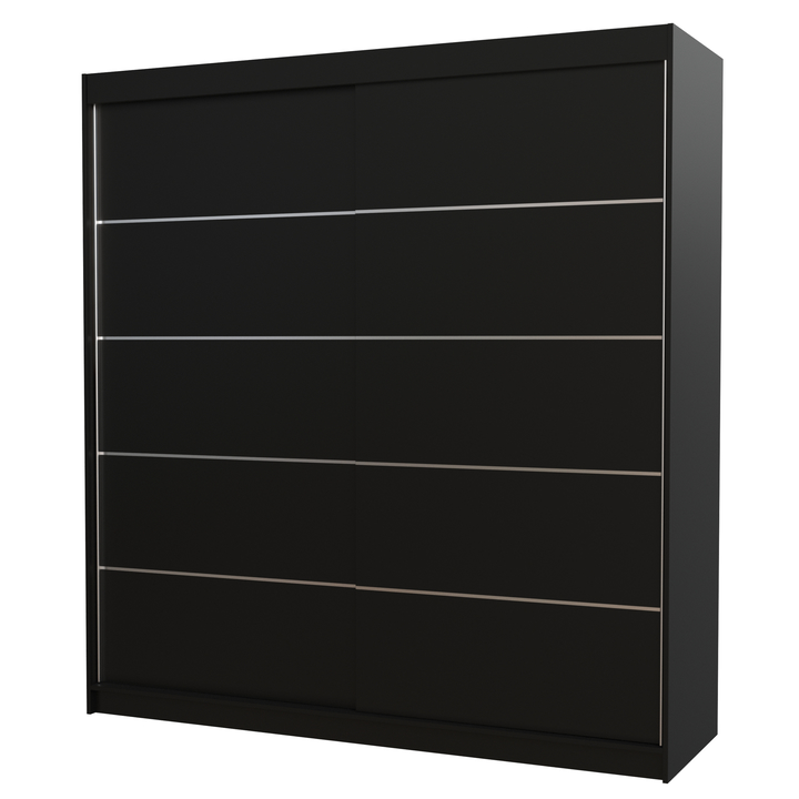 Sconto Šatní skříň ESMA černá