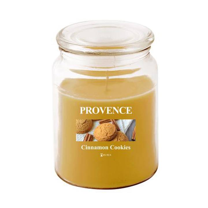 Sconto Vonná svíčka s víčkem ESME skořicové sušenky, 510 g